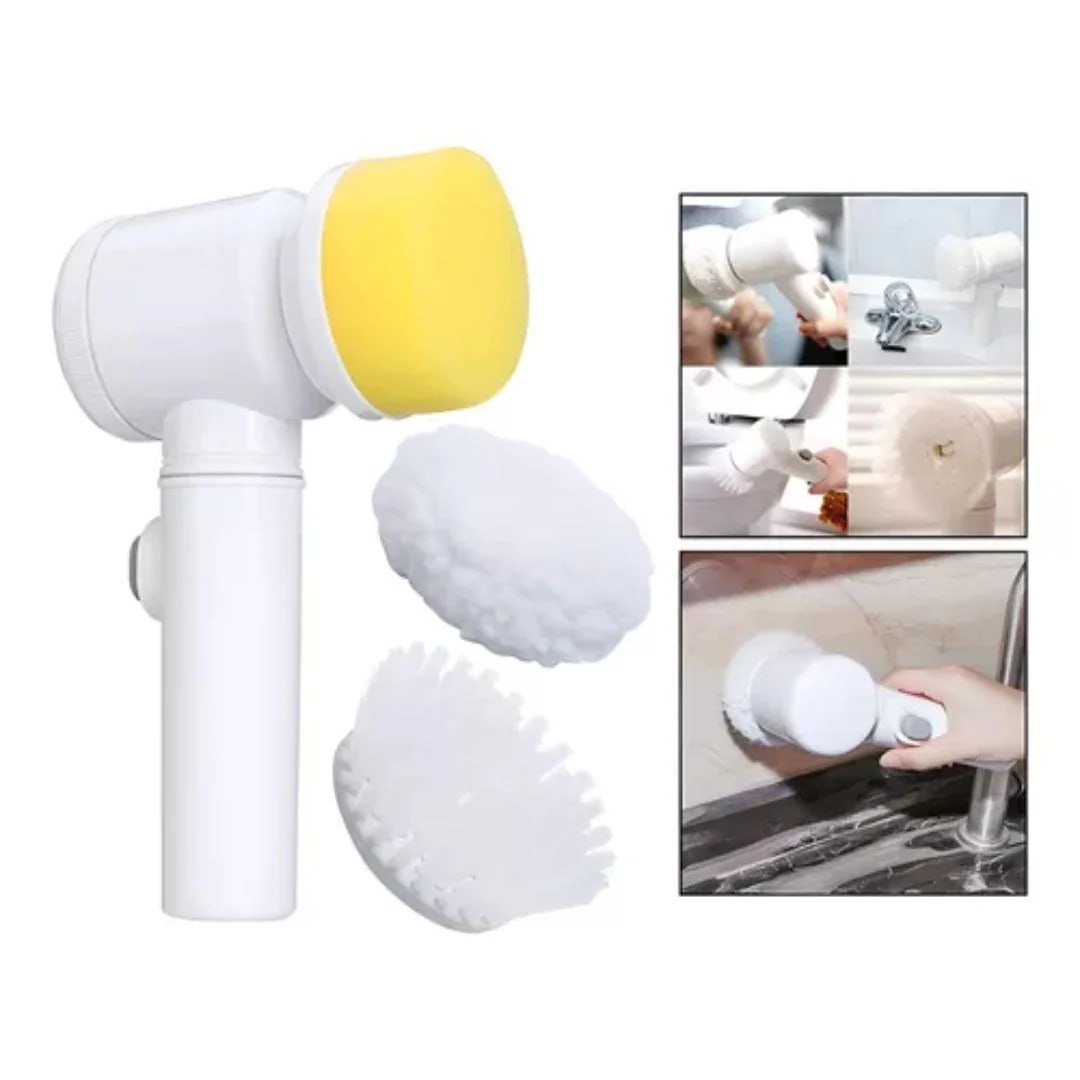 Cepillo de Limpieza SpinClean limpia 5 veces más rápido sin esfuerzo.