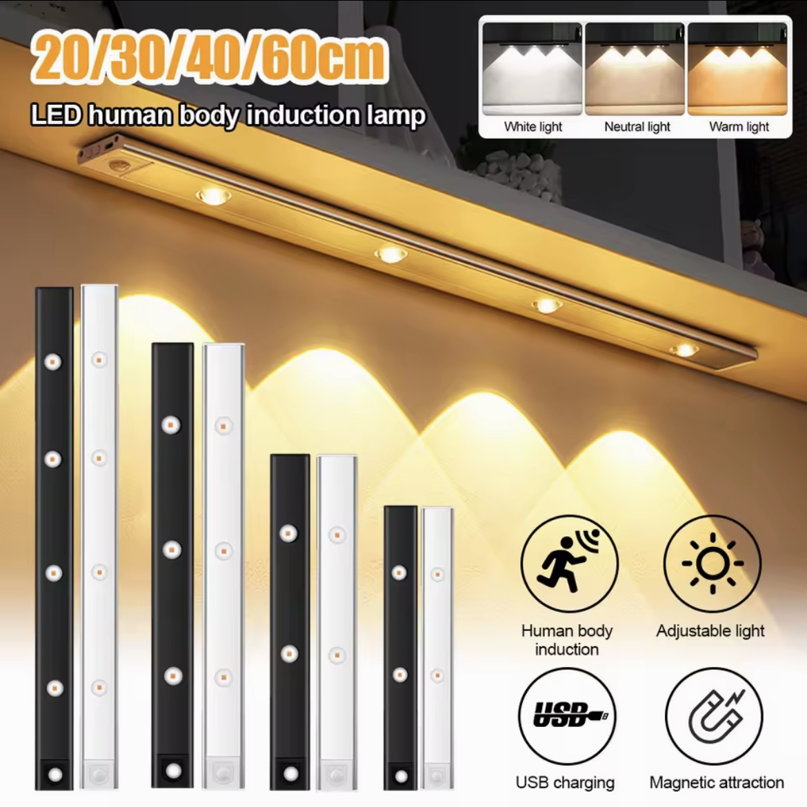 AutoLight- Barra de luz con sensor de movimiento